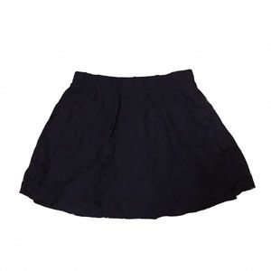 Black Lace A-Line Skirt